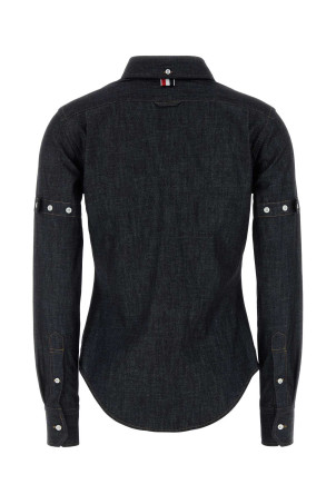 Denim shirt Black THOM BROWNE (FLL203OF1105)