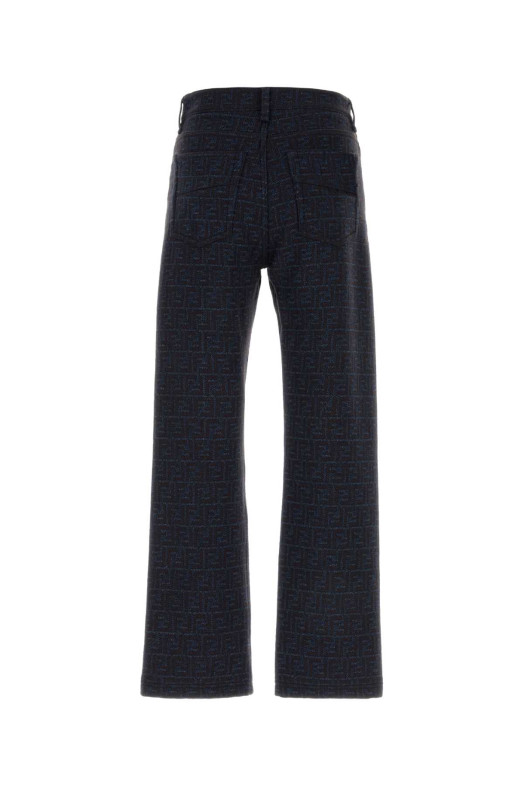 Embroidered cotton blend pant FENDI (FLP302AVY8)