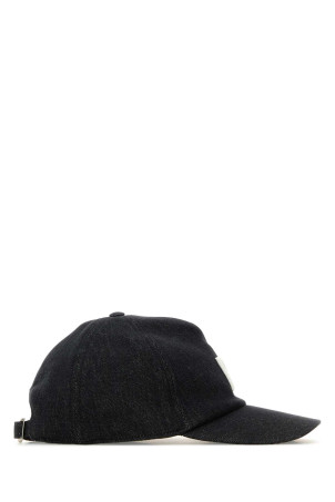 Black denim baseball cap Black FENDI (FXQ768ATQJ)