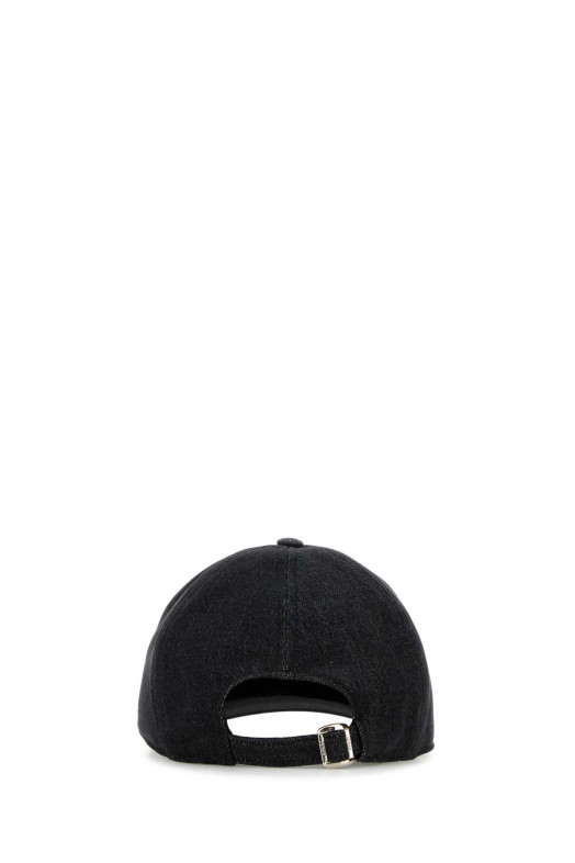 Black denim baseball cap Black FENDI (FXQ768ATQJ)