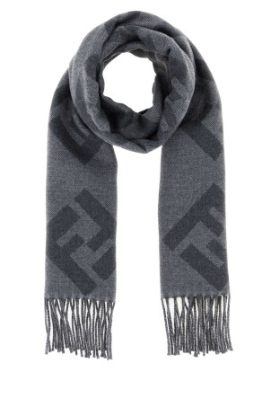 Embroidered wool scarf FENDI (FXS424AVDQ)