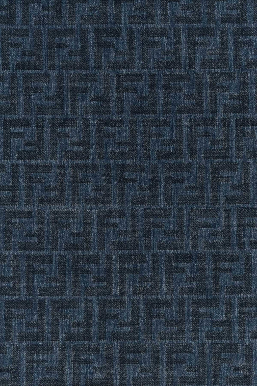 Embroidered cotton blend scarf FENDI (FXT069AWEW)