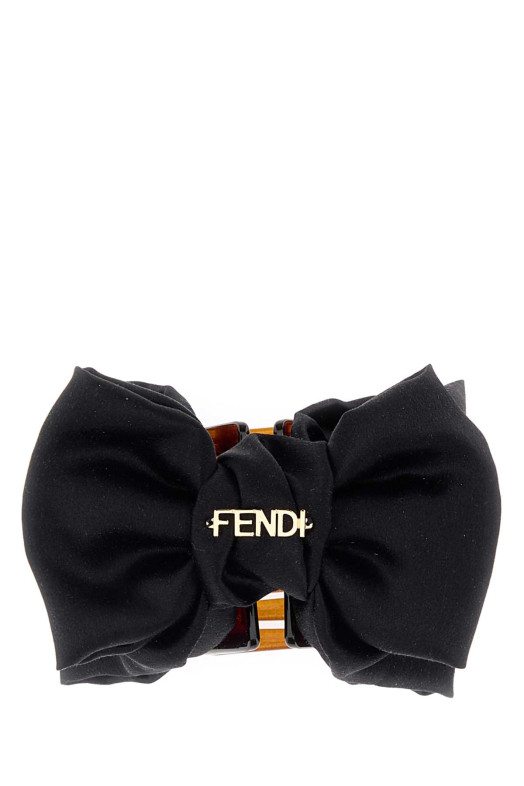 Black fabric hair clip Black FENDI (FXT140AVDU)