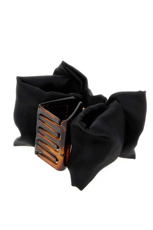 Black fabric hair clip Black FENDI (FXT140AVDU)