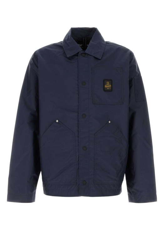 Navy blue nylon Hart jacket REFRIGIWEAR (G20508NY3209)