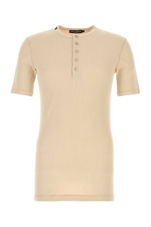 Skin pink cotton t-shirt DOLCE & GABBANA (G8QX6TG7P0D)