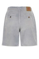 Powder blue gabardine bermuda shorts PRADA (GEP442SOOO18PF)