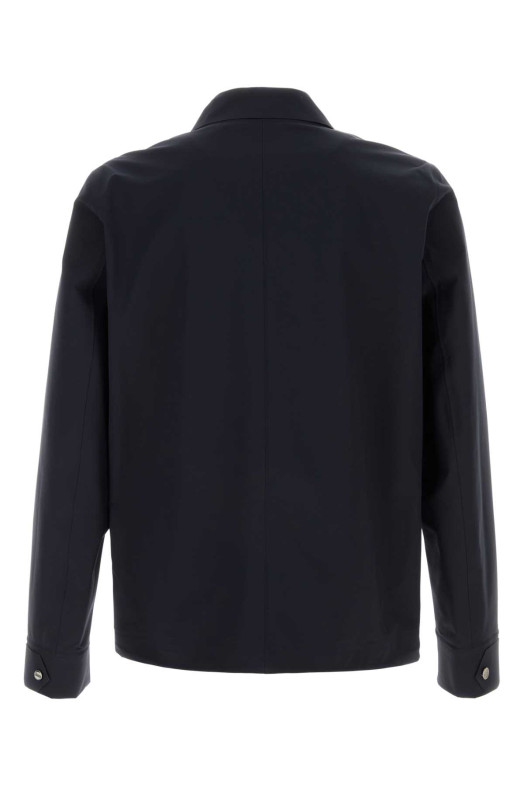 Navy blue stretch nylon windbreaker HERNO (GI000318U12301SZ)