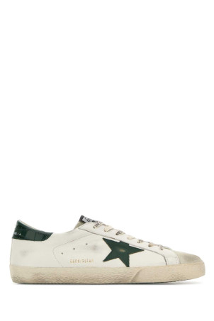 White leather Super Star sneakers GOLDEN GOOSE DELUXE BRAND (GMF00101F008113)
