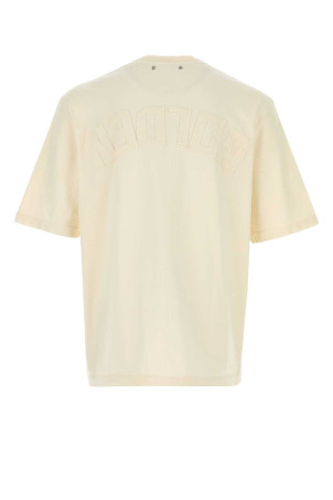 Cream cotton t-shirt GOLDEN GOOSE DELUXE BRAND (GUP01873P001576)