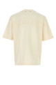 Cream cotton t-shirt GOLDEN GOOSE DELUXE BRAND (GUP01873P001576)