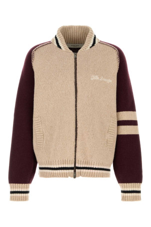 Beige wool blend cardigan GOLDEN GOOSE DELUXE BRAND (GUP02583P002401)