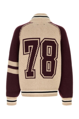 Beige wool blend cardigan GOLDEN GOOSE DELUXE BRAND (GUP02583P002401)