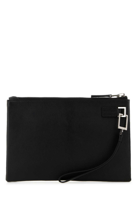 Black leather clutch TOM FORD (H0742LGO066S)