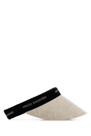 Grey linen Brooke visor Yellow HELEN KAMINSKI (HAT52278)