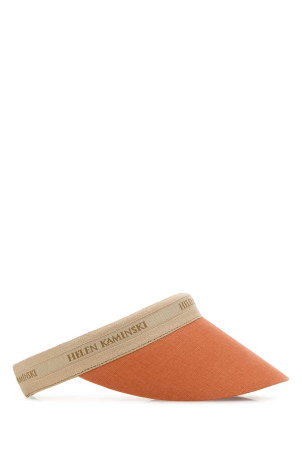 Orange linen Brooke visor HELEN KAMINSKI (HAT52278)