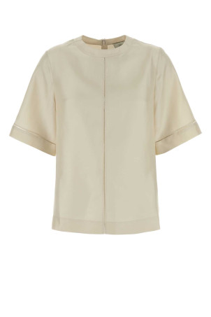 Ivory silk Havana t-shirt Beige LOULOU DE SAISON (HAVANA)