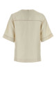 Ivory silk Havana t-shirt Beige LOULOU DE SAISON (HAVANA)