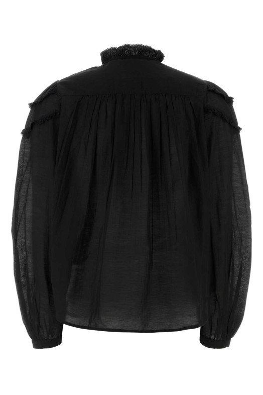 Black cotton blend Christa shirt ISABEL MARANT ETOILE (HT0681FBB3J04E)