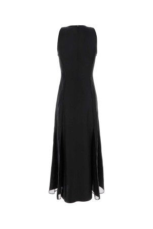 Black silk Iraka dress Black LOULOU DE SAISON (IRAKA)