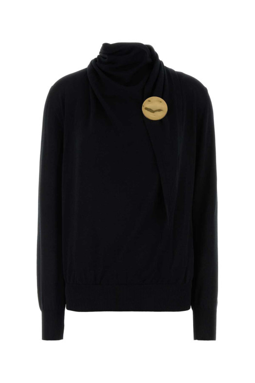 Black wool sweater JIL SANDER (J01GP0130J14828)