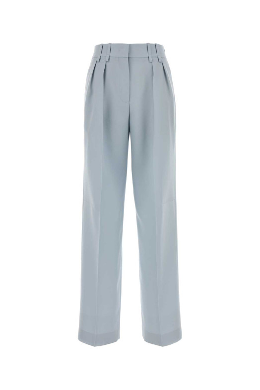Pastel light blue wool palazzo pant JIL SANDER (J01KA0194J40002)