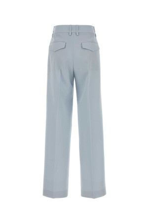 Pastel light blue wool palazzo pant JIL SANDER (J01KA0194J40002)