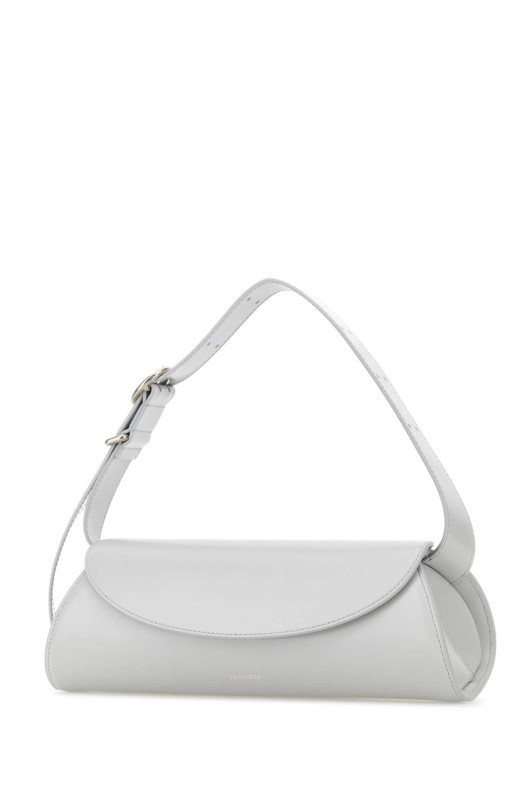 Light grey leather small Cannolo crossbody bag JIL SANDER (J07WD0023P5355)