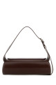Chocolate leather small Cannolo crossbody bag JIL SANDER (J07WD0023P5355)