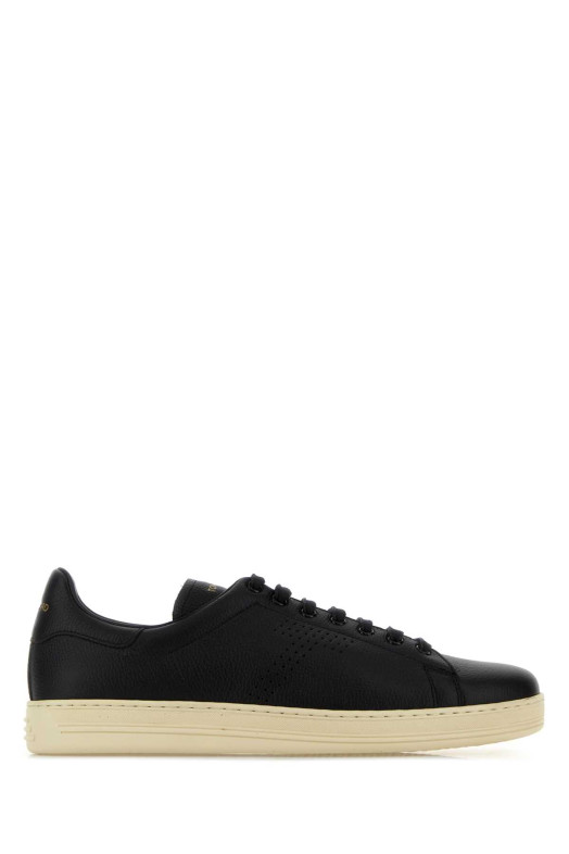 Black leather Warwick sneakers TOM FORD (J1507LCL045L)