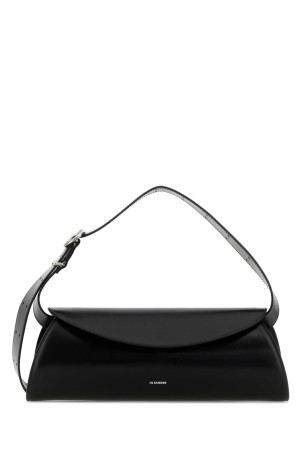 Black leather Cannolo Grande shoulder bag JIL SANDER (J25WD0010P5646)