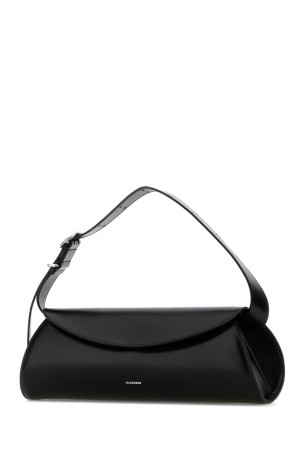 Black leather Cannolo Grande shoulder bag JIL SANDER (J25WD0010P5646)