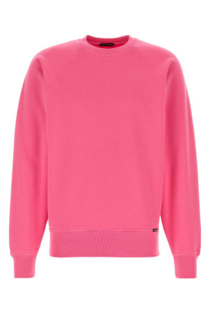 Fluo pink cotton sweatshirt TOM FORD (JCL019JMC072)