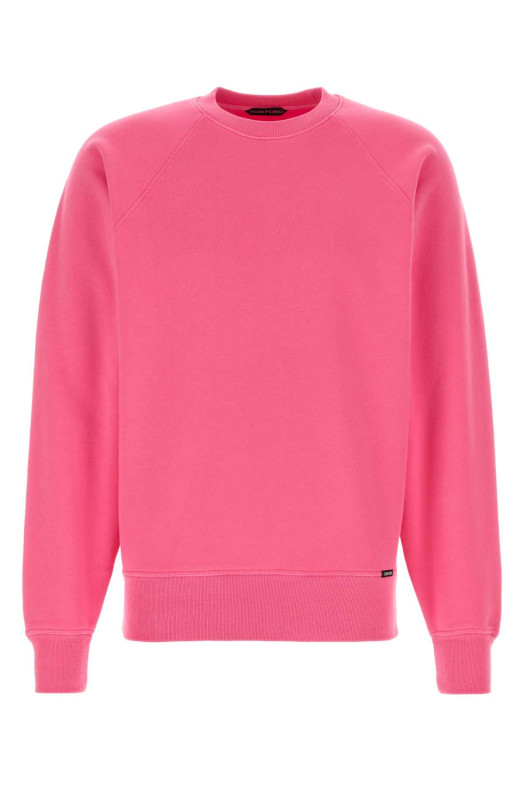 Fluo pink cotton sweatshirt TOM FORD (JCL019JMC072)