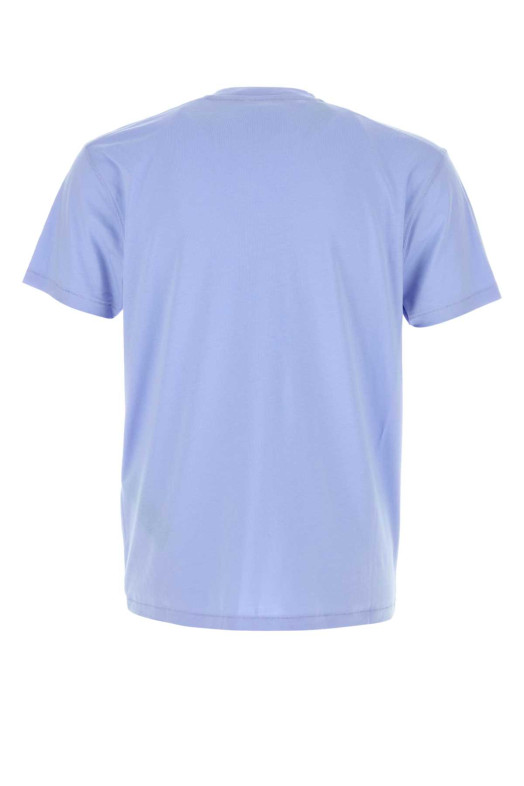 Cerulean blue lyocell blend t-shirt TOM FORD (JCS004JMT012)