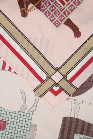 FOULARD 60X60 CAVALLI ALL OV FENDI KIDS (JFQ044AWF8)