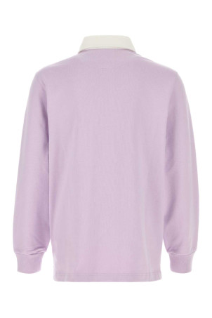 Lilac cotton polo shirt JW ANDERSON (JO0288PG1938)