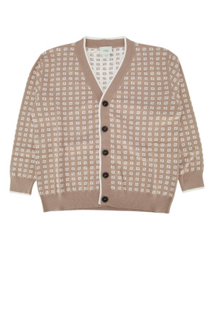 CARDIGAN MICRO FF COTTO FENDI KIDS (JUG203AYMY)