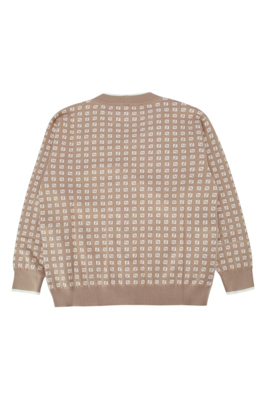 CARDIGAN MICRO FF COTTO FENDI KIDS (JUG203AYMY)