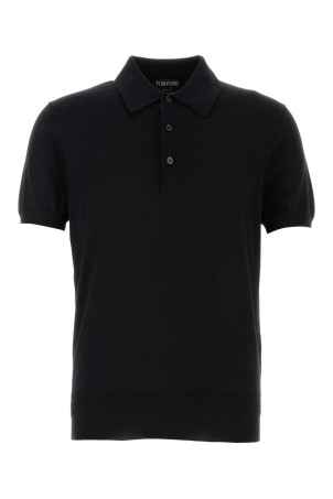 Black cotton polo shirt TOM FORD (KPS035YMC040)