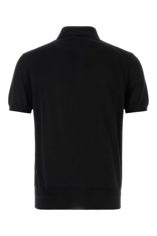 Black cotton polo shirt TOM FORD (KPS035YMC040)