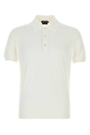 White cotton polo shirt TOM FORD (KPS035YMC040)