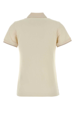 Cream piquet polo shirt Multicolor MONCLER (L10938A0000484720)