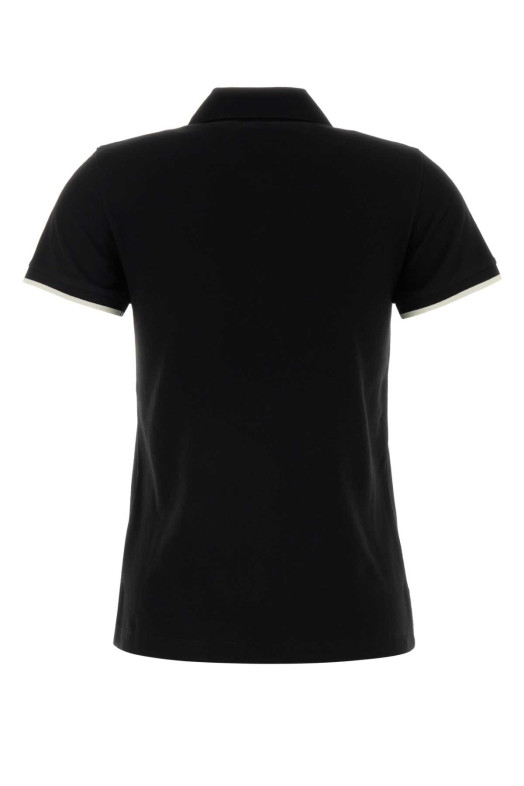 Black piquet polo shirt Black MONCLER (L10938A0000484720)
