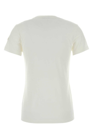 White cotton t-shirt MONCLER (L10938C73200V8058)