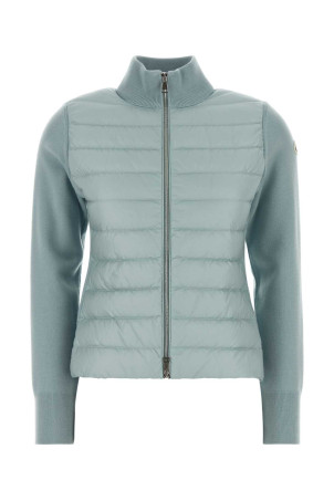 Pastel light blue nylon down jacket MONCLER (L10939B00031M1131)