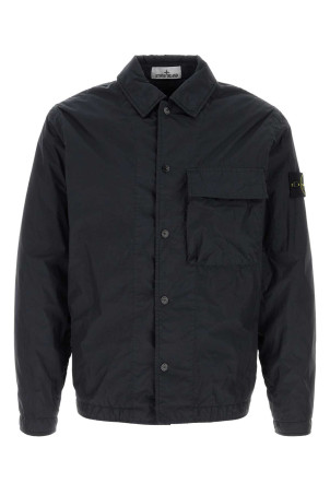 Midnight blue nylon jacket Black STONE ISLAND (L1S151200002S0A23)