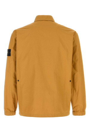 Ochre cotton jacket Yellow STONE ISLAND (L1S151200018S0299)