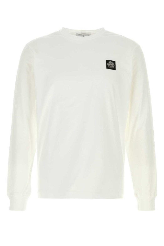 White cotton t-shirt STONE ISLAND (L1S152100031S0013)