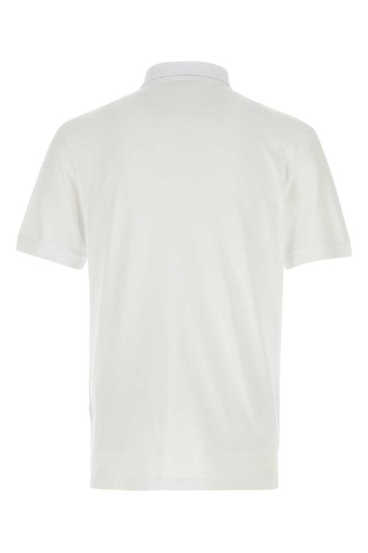 White stretch piquet polo shirt STONE ISLAND (L1S152200008S0017)